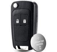 Vailikey (1PCS)2 Buttons Flip Car Remote Control Key Fob Case Replacement For OPEL VAUXHALL Astra J Insignia Meriva Zafira B Car Key Shell