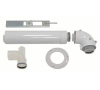 Vaillant Basic Connection Set Con. Exhaust PP 60/100mm To DN 60 In The Shaft