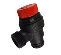 Vaillant EcoTEC Pro/Plus & EcoFIT 1/2" Black Plastic Pressure Relief Valve (PRV) 0020275015 178985