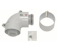 Vaillant Elbow 87 Degrees Condensing, PP, 60/100 Mm, With Cleaning Device