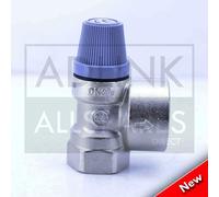 VAILLANT VU 656/4-5 BOILER PRESSURE RELIEF VALVE 3/4'' X 1'' 3BAR 509228