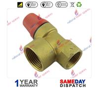 VAILLANT VU 656/4-5 BOILER PRESSURE RELIEF VALVE 3/4'' X 1'' 3BAR 509228