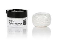 Vaily Butchers Twine - Heat Resistant, Natural String for Meat, Sausage, Poultry and More in Dispenser Box with 2 Rolls of 328 feet Cooking Twine White