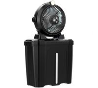 Vairtinary Misting Fan, 8 inch Cooling Mist Fan with 11L Large Water Tank, 20000mAh Rechargeable Battery with Phone Charging Capability, 3 Speeds, 3 Spray and LED Light for Outdoor Camping
