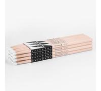 Vaisoeny 7A Drumsticks, Nylon Tip Drum Sticks Set for Acoustic Drums or Electronic Drums, Oval Nylon Tip Maple Drumsticks for Drummers and beginners (12 Pair)