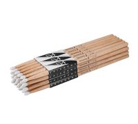 Vaisoeny Drum Sticks 7A, Nylon Tip Drum Sticks Set for Acoustic Drums or Electronic Drums, Oval Nylon Tip Oak Drumsticks for Drummers and beginners (12 Pair)