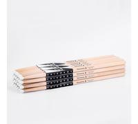 VAISOENY Drum Sticks, Maple 5A Drumsticks with Teardrop Nylon Tip, 12 Pairs