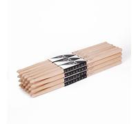 VAISOENY Drum Sticks, Maple Wood 2B Drumsticks with Oval Tip, 12 Pairs