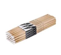 VAISOENY Drum Sticks, Oak Wood 2B Drumsticks with Oval Nylon Tip, 12 Pairs