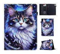 Vaitasy Case Compatible with Honor Pad V9 11.5 Inch 2024, Multi-Angle Stand Case with Pencil Holder Cover for Honor Pad V9 11.5 Inch - Tiger Spotted Cat