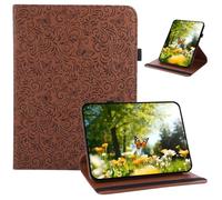 Vaitasy Case for iPad A16 11th Generation 2025 11 inch/iPad 10th Generation 2022 10.9 Inch Tendrils Butterfly Pattern PU Leather with 360 Degree Rotating Stand Protective Case for iPad A16 2025 Case