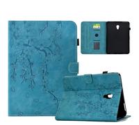 Vaitasy Case for Samsung Galaxy Tab A 10.5 2018 SM-T590/SM-T595, Plum Blossom Magnetic Closure PU Leather with Stand Function Protective Case Galaxy Tab A 10.5 2018 Case - Blue
