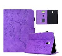 Vaitasy Case for Samsung Galaxy Tab A 10.5 2018 SM-T590/SM-T595, Plum Blossom Magnetic Closure PU Leather with Stand Function Protective Case Galaxy Tab A 10.5 2018 Case - Purple