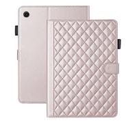 Vaitasy Case for Samsung Galaxy Tab A8 10.5 Inch 2022/2021 SM-X200/X205/X207 Business PU Leather Tablet Cover for Galaxy Tab A8 with Wallet Stand Function Rose Gold