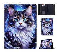 Vaitasy Samsung Galaxy Tab A11 Plus Case 11 Inch 2025, Ultra-slim Folio Cover with Auto Sleep/Wake Up Case for Galaxy Tab A11 Plus 2025 - Chat Tigre
