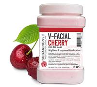 Vajacial Jelly Cherry Mask Peel-Off Bikini Underarms Area Peel Mask - Cherry - Professional Size 23oz by Sugaring NYC