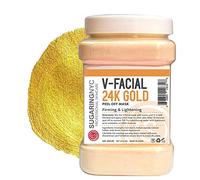 Vajacial Jelly Mask Peel-Off Bikini, Underarms Area Peel Mask - Luxury 24K Gold - Professional Size 23oz by Sugaring NYC
