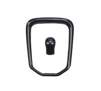 VAJDRTOA 2pcs Carbon Fiber Color Manual Gear Shift Frame Knob Cover Compatible with Hilux Revo Conquest 2015-2021(Carbon Fiber Color)