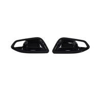 VAJDRTOA ABS Carbon Fiber Gloss Black Car Door Inner Handle Bowl Cover Decoration Sticker Compatible with 1 2 Series F20 F21 F22 F23 2012-2019(Gloss Black)