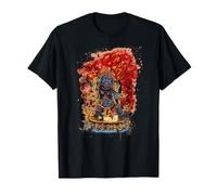 Vajrapani Buddhist Deity Tibetan Thangka Watercolor T-Shirt