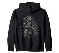 Vajrapani Wrathful Buddhist Bodhisattva Power Zip Hoodie