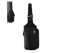 VAKAER Magnetic Gym Bag for Women & Men, Magnetic Water Bottle Holder with Phone Pocket, Magnets Gym Carrier Bag with Adjustable Strap, Black, Mini, Fashion