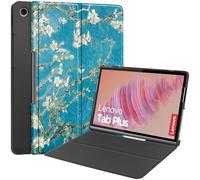 Vakarey for Lenovo Tab Plus Cover, Ultrathin Tablet Case for Lenovo Tab Plus 11.5 Inch 2024 TB351FU, Flowers