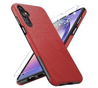 Vaki Mobile Phone Case for Samsung Galaxy A54 5G Case with Screen Protector, Shockproof Bumper Scratch Resistance Non-Slip Protective Case Galaxy A54 5G Heavy Silicone Armor for Samsung A54 5G Case