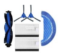 VAKIRA For Cecotec Conga, 1790 Series Spare Parts Accessories Vacuum Cleaner Replacement Kit Consumables HEPA Filter Central Side Brush Maintenance Kit for Robot Vacuum(Size:MH)