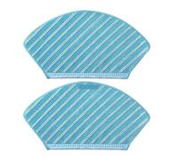 VAKIRA For Midea, M7 M7 Pro Accessories Spare Parts, for Midea, M7 Robot Vacuum Cleaner Replacement Brush HEPA Filter Rags Consumables Maintenance Kit for Robot Vacuum(Size:2 PCS Rags)