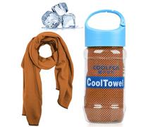 VAKKI Cooling Towel, Ice Cold Sports Sweat Towel for Instant Relief perfect for Cooling Scarf Neck, Forehead, Wristband, Bandana, Stay Cool from Over Heating During All Kinds of Sports and Exercise
