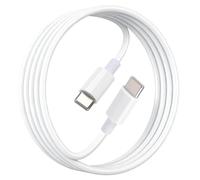 Vakler 2M 240W USB-C Charge Cable, 6FT 5A USB C to USB C Charger Cable USB Type C Fast Charging Cord C to C Lead for Macbook Pro Macbook Air Galaxy S25 Switch 2 Steam Deck Laptop Pad Surface Go Pro