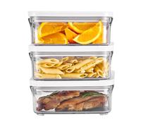 VAKUEN Premium Airtight Food Storage Container. Meal Prep 0.85qt 3pc/Set. 3pcs Container. Patented Double Silicone Lining, 100% Leak Proof, BPA-FREE