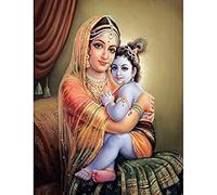 VAKUUM 5D DIY Diamond Painting Krishna Indian Art Hindu God Image Diamond Embroidery Hindu Religious Cross Stitch Mosaic Sticker 40 * 40CMG82D