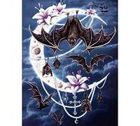 VAKUUM DIY 5D Diamond Painting Kits for Adults Full Drill bat Diamond Art for Home Wall Decor Gift,Round Drill, 30 * 40cm