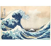 VAKUUM DIY 5D Diamond Painting Kits Hokusai The Great Wave Off Kanagawa Japanese Art Print Gift Embroidery Mosaic Home Decoration Handmade Gifts30*40CM