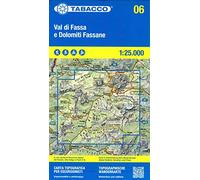 Val di Fassa Dolomiti Fassane (06): 1:25000