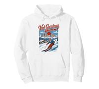 Val Gardena Italy Ski Resort Retro Mountain Travel Design Pullover Hoodie