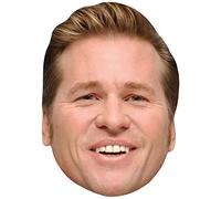 Val Kilmer (Smile) Celebrity Mask, Flat Card Face, Fancy Dress Mask
