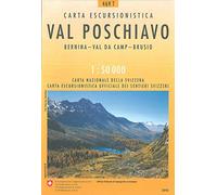 Val Poschiavo (469T): Bernina - Val da Camp - Brusio. Carta escursionistica ufficilae dei sentieri Svizzeri (1/50 Hiking Maps)