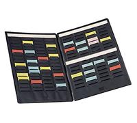 Val-Rex Mini-Player Card Planner with Cover Flaps and 4 Strips of 17 Size 1.5 Panels