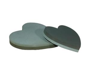 Val Spicer 15 Inch Floral Foam Heart 2 Pack