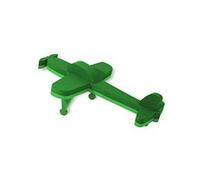 VAL SPICER® Funeral Tribute 3D Foam Aeroplane Planter, Green, 91.5cm x 61cm, Both Indoor & Outdoor