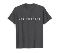 Val Thorens Souvenirs. Val Thorens Ski Resort Holiday Design T-Shirt, Men, Dark Heather Grey, 3X-Large