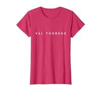 Val Thorens Souvenirs. Val Thorens Ski Resort Holiday Design T-Shirt, Women, Red Heather, 3X-Large