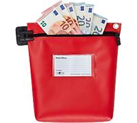 Val-U-Mail Cash Bag 267 x 267 mm Zip Red