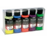 VAL62102 - AV Vallejo Premium Color - 60ml Set Fluorescent 5x60ml