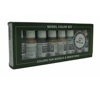 VAL70118 - AV Vallejo Model Color Set - Metallics (x8)