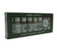 VAL70118 - AV Vallejo Model Color Set - Metallics (x8)