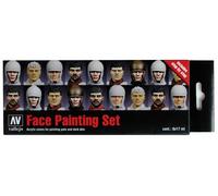 VAL70119 - AV Vallejo Model Color Set - Faces Painting Set (x8)